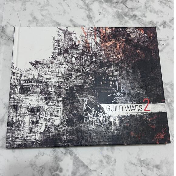 The Art Of Guild Wars 2 Hardcover Book SIGNED 128 PGS English Art 2007-2009 Blk - Picture 2 of 16